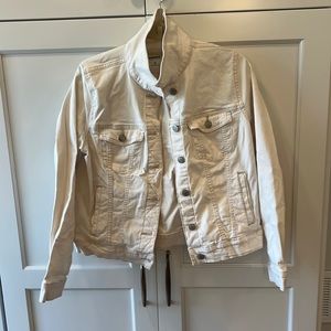 Sonoma Off-white Denim Jeans Jacket. Women M